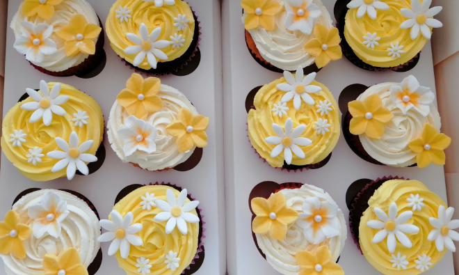 Cupcakes fleurs