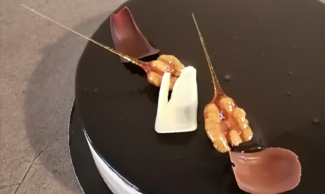 Entremet trois chocolats